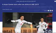 AFC xếp Quang Hải vào 6 tài năng đáng xem nhất Asian Cup 2019