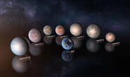 Phát hiện hệ hành tinh có tới 7 bản sao trái đất!