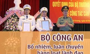 [Infographic] Bộ Công an bổ nhiệm, luân chuyển hàng loạt lãnh đạo