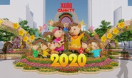 Nhiều tạo hình độc đáo ở đường hoa Nguyễn Huệ Tết Canh Tý 2020