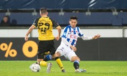 Văn Hậu đã được thi đấu cho Heerenveen: Đá 4 phút cuối, nhận 1 thẻ vàng