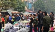 Cháy cửa hàng giày dép sát chợ Vườn Hoa ngày 27 Tết, tiểu thương hú vía