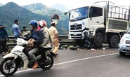 Đổ đèo Bảo Lộc, 1 phượt thủ mắc kẹt dưới bánh xe tải