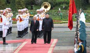 Toàn cảnh lễ đón Chủ tịch Triều Tiên Kim Jong-un