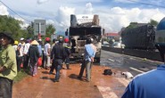 Xe đầu kéo tông liên hoàn, một phụ nữ tử vong