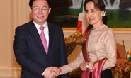 Phó Thủ tướng Vương Đình Huệ gặp bà San Suu Kyi bàn về hợp tác kinh tế