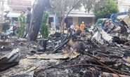 Lâm Đồng: Cháy lớn trong đêm, thiêu rụi 12 ki-ốt và nhiều tài sản