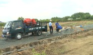 Tự ý san ủi 1,5ha đất nông nghiệp để phân lô