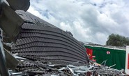 Sập mái hội trường tiền tỉ, đơn vị thi công bảo làm đúng bản vẽ