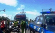 2 xe khách rượt đuổi nhau giải quyết va chạm gây náo loạn đường phố