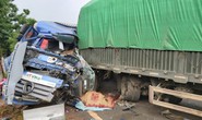 Xe tải và xe đầu kéo tông nhau, tài xế xe tải tử vong trong cabin