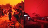 Khói mù làm bầu trời ở một tỉnh của Indonesia đỏ như máu
