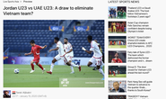 UAE và Jordan từng cố tình hòa có bàn thắng ở U23 châu Á