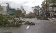 VIDEO: Quảng Ngãi tan hoang khi bão số 9 đi qua