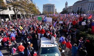 Hàng ngàn người ủng hộ ông Trump đổ về Washington DC