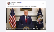 Tổng thống Trump bất ngờ có bài phát biểu quan trọng dài 46 phút