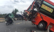Tai nạn liên hoàn giữa 3 ôtô, nhiều người bị thương nặng