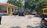 Chở cát lậu còn quá tải trọng xe
