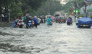 TP HCM mưa trên diện rộng, nhiều tuyến đường ngập sâu