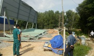 Sập nhà xưởng đang thi công, 3 công nhân bị thương