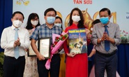 Trao giải bìa báo xuân và khai trương sạp báo từ thiện tại Đường sách
