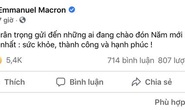Thông điệp chúc tết bằng tiếng Việt của Tổng thống Pháp nhận “bão like”