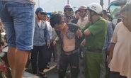 CLIP: Nam thanh niên nghi ngáo đá, chạy ô tô lạng lách, thách thức CSGT