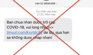 Cảnh báo tin nhắn lừa đảo nhận hỗ trợ bảo hiểm thất nghiệp