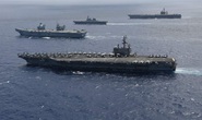 Cận cảnh tàu sân bay Mỹ, Anh, Nhật tập trận kiềm chế Trung Quốc