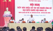 Chủ tịch nước Nguyễn Xuân Phúc tiếp xúc cử tri quân đội