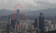 Tòa nhà chọc trời ở Trung Quốc rung lắc dù không có động đất