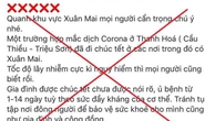 Bùng phát tin giả về giới nghiêm, phong tỏa… theo dịch Covid-19
