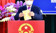 Thủ tướng Phạm Minh Chính hoàn thành bỏ phiếu bầu cử tại Cần Thơ