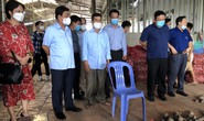 Bộ trưởng Lê Minh Hoan thị sát vùng trồng khoai lang tím ở Vĩnh Long