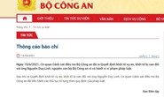 Khởi tố 1 nguyên phó tổng cục trưởng thuộc Bộ Công an