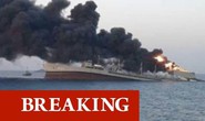 Tàu hải quân lớn nhất Iran chìm trong vụ hoả hoạn