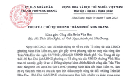 Chủ tịch TP Nha Trang gửi thư xin lỗi anh công nhân trong vụ bánh mì không phải lương thực thiết yếu