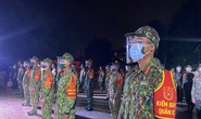 TP Thủ Đức: Lễ xuất quân dưới mưa của 932 chiến sĩ tham gia phòng chống Covid-19