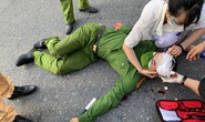 Nam sinh viên vượt chốt kiểm tra, tông đại úy công an trọng thương