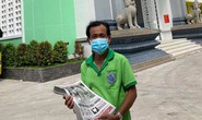 Tặng Báo Người Lao Động đến bệnh viện điều trị Covid-19, khu cách ly