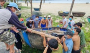 Miền Trung: Ngư dân hối hả kéo tàu, thuyền lên bờ, chạy đua gặt lúa tránh bão số 5