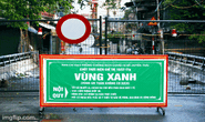 CLIP: Lập “chốt cứng” kiểm soát người dân vào vùng đỏ