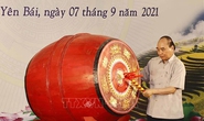 Chủ tịch nước đánh trống khai giảng tại Trường Phổ thông Dân tộc nội trú THPT tỉnh Yên Bái