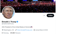 Được tỉ phú Musk khôi phục tài khoản Twitter, ông Trump không mấy mặn mà