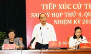 Chủ tịch nước Nguyễn Xuân Phúc đang tiếp xúc cử tri quận 10 - TP HCM