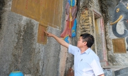Tô sơn mới bài thơ, chữ thần trên vách đá ở di tích quốc gia chùa Quan Thánh