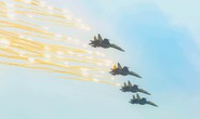 Mãn nhãn với màn trình diễn của tiêm kích Su-30MK2 trên bầu trời Hà Nội
