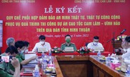 Ký kết quy chế phối hợp bảo đảm an ninh trật tự tại dự án cao tốc Cam Lâm - Vĩnh Hảo
