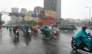 TP HCM mưa lớn, kẹt xe trầm trọng trên nhiều tuyến đường