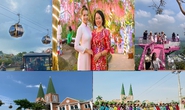 Cáp treo Núi Sam hân hoan chào đón khách dịp 30-4 và 1-5